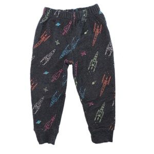 Toddler Boys Rocket Ship Sweatpants